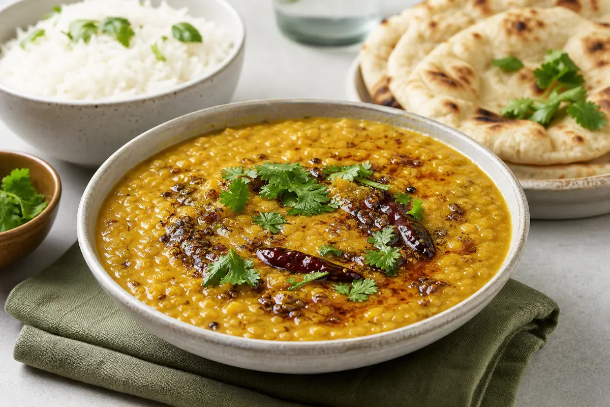 Dal tadka – indisk linsgryta med kryddsmör