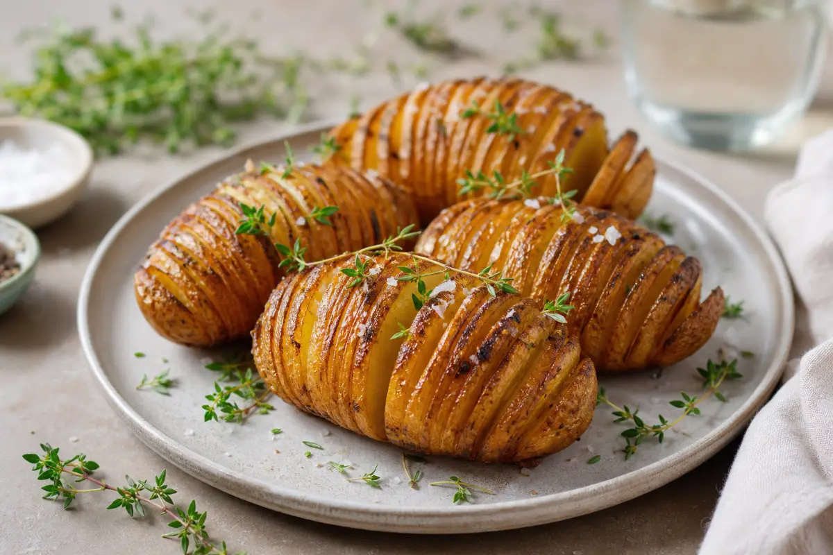 Hasselbackspotatis