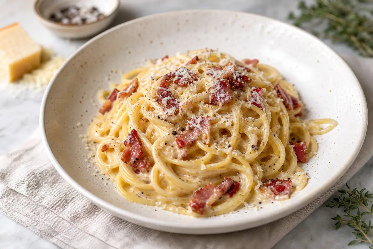 Krämig carbonara