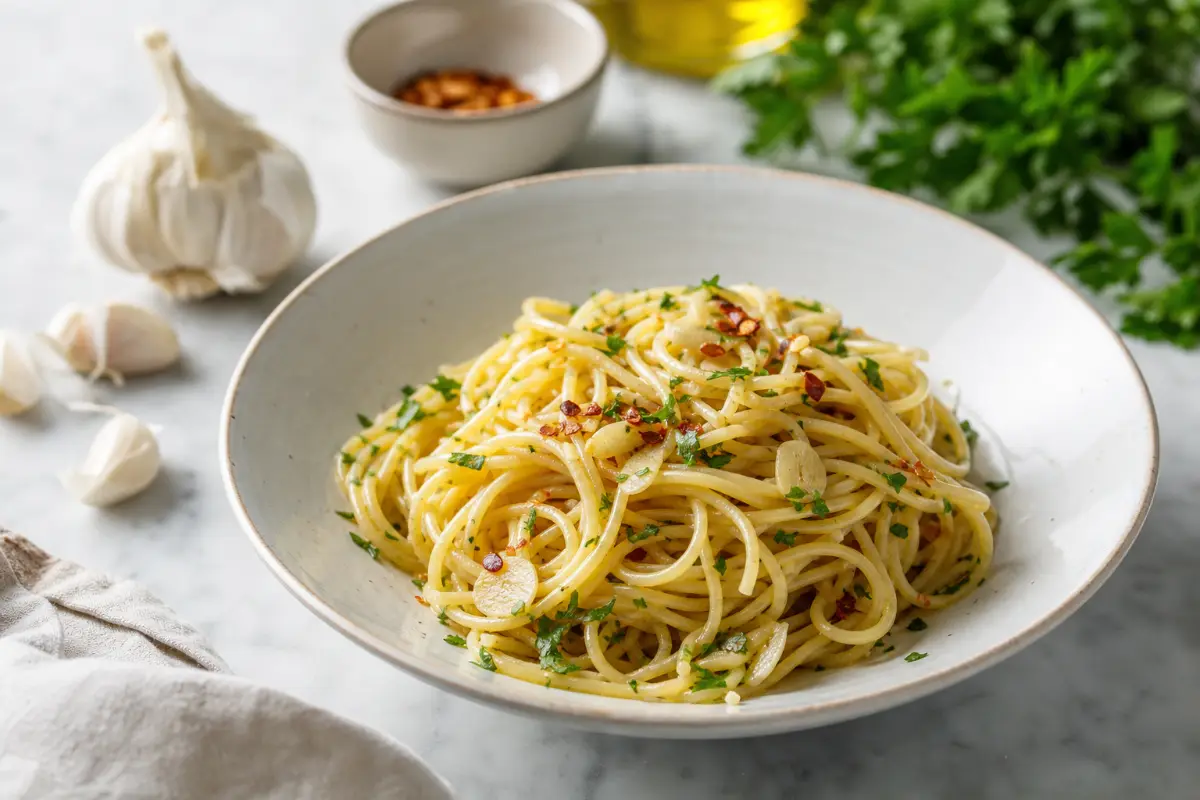 Spaghetti aglio e olio